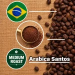 قهوه عربیکا سانتوس برزیل